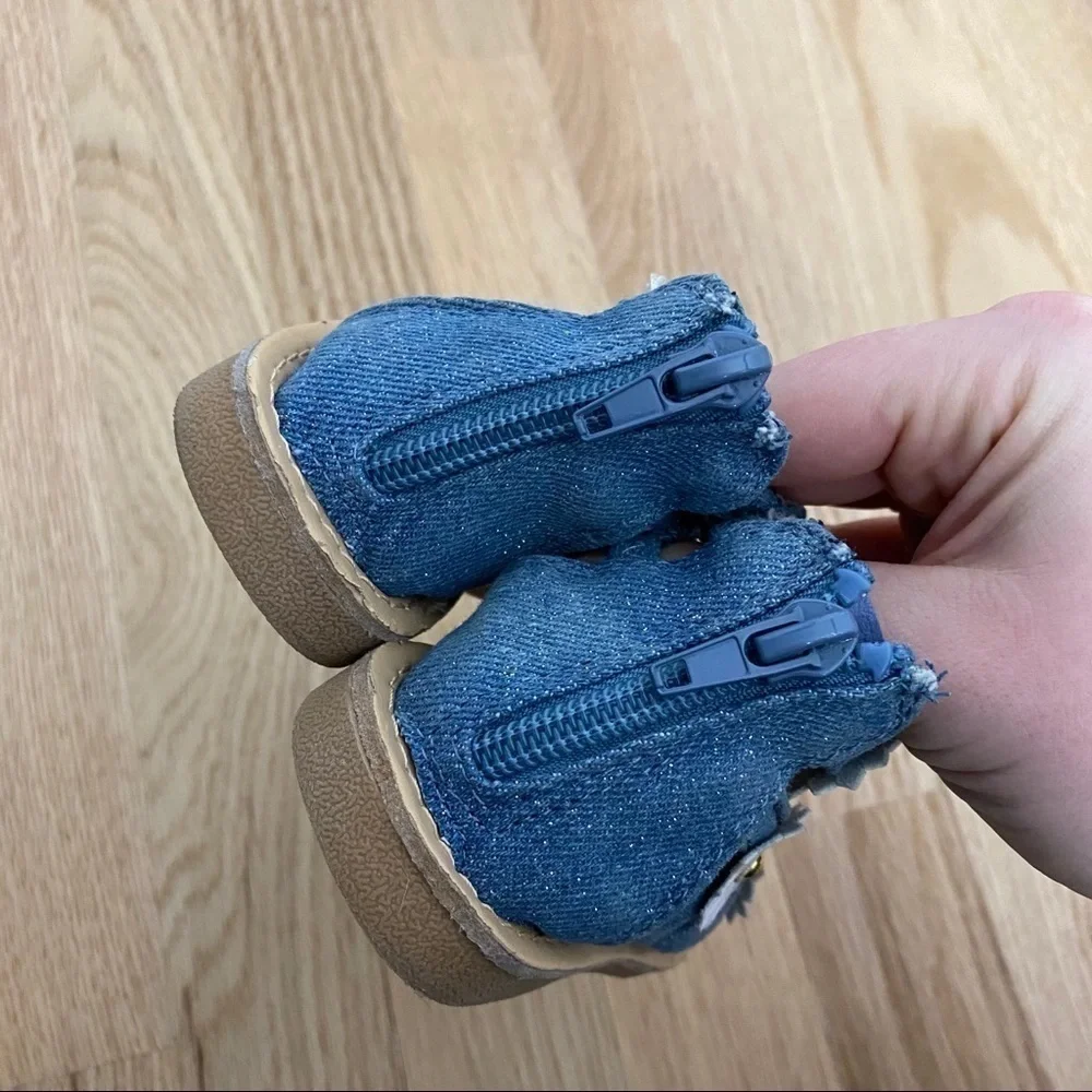 Sunflower Blue Sandals Kids 5 Baby White